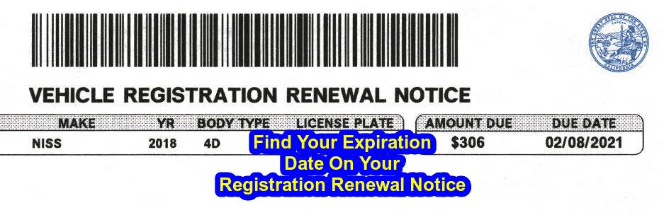 dmv online registration renewal